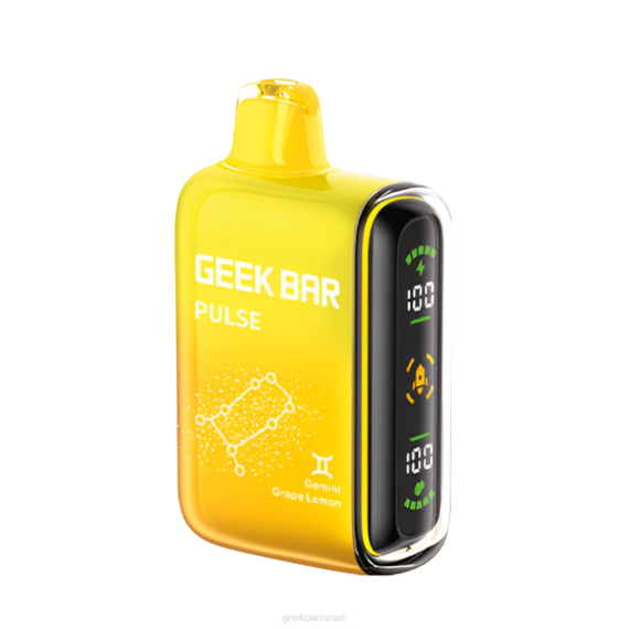 לימון ענבים תאומים Geek Bar Pulse 024D50 - GEEK BAR kit ואפי חד פעמי 15k