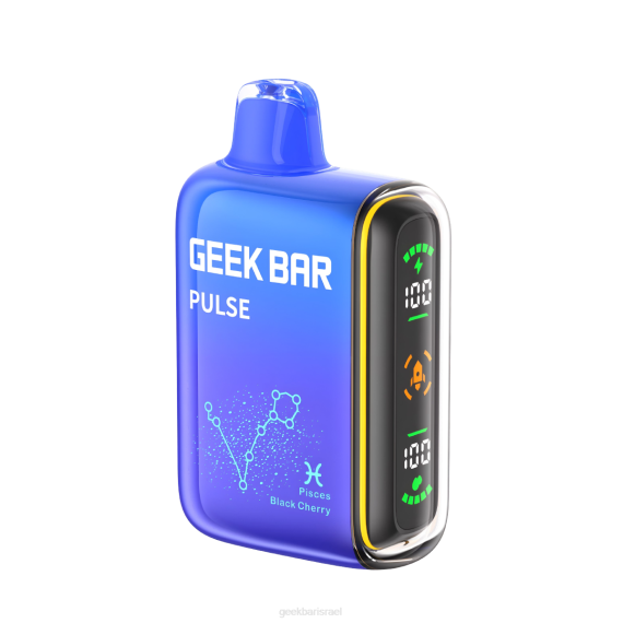 דגים דובדבן שחור Geek Bar Pulse 024D58 - GEEK BAR vape ואפי חד פעמי 15k