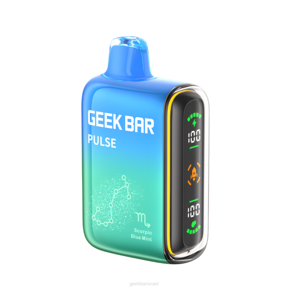 מנטה כחולה עקרב Geek Bar Pulse 024D60 - GEEK BAR kit ואפי חד פעמי 15k