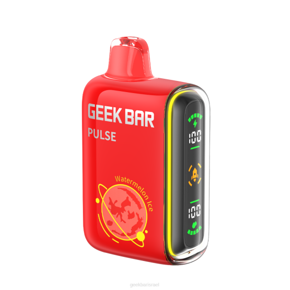 קרח אבטיח Geek Bar Pulse 024D67 - GEEK BAR vape disposable ואפי חד פעמי 15k